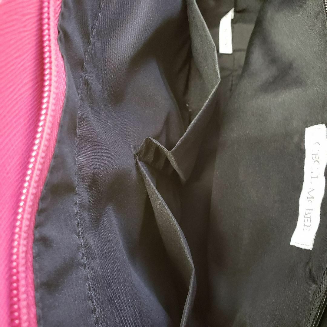 CECIL McBEE(セシルマクビー)のセシルマクビー　ハンドバッグ　レザー　ピンク レディースのバッグ(ショルダーバッグ)の商品写真