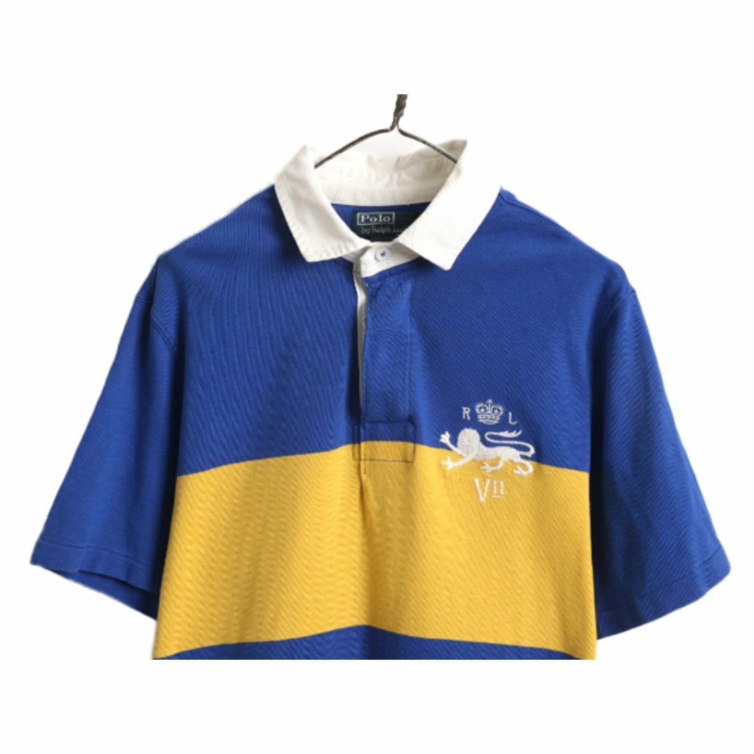 Ralph Lauren - 00s ポロ ラルフローレン ボーダー 半袖 ラガー Ralph Lauren - 00s ポロ ラルフローレン ボーダー 半袖 ラガー