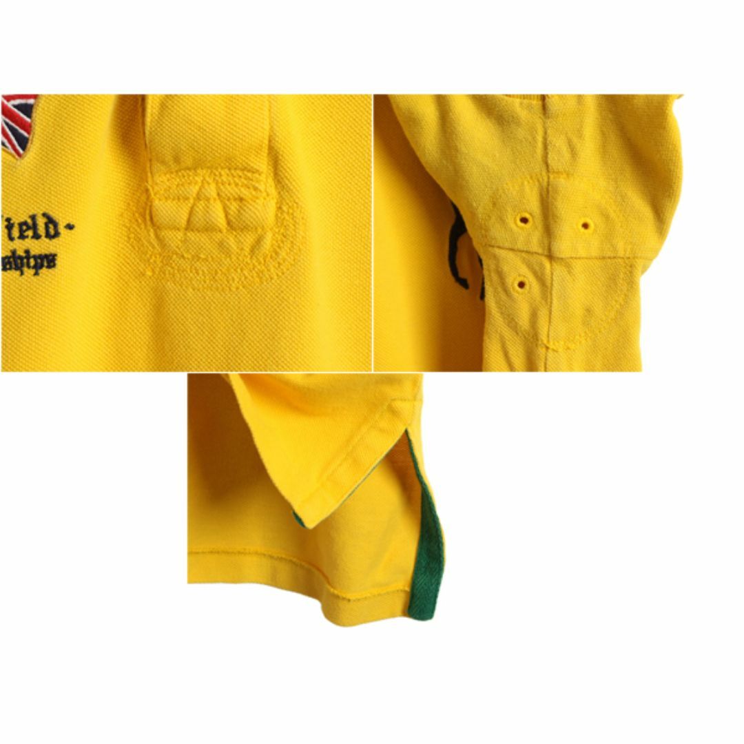 Ralph Lauren(ラルフローレン)のビックポニー ブラジル代表 ポロ ラルフローレン 鹿の子 半袖 ポロシャツ メンズ L ラガーシャツ タイプ ラグビー 半袖シャツ ナンバリング メンズのトップス(ポロシャツ)の商品写真