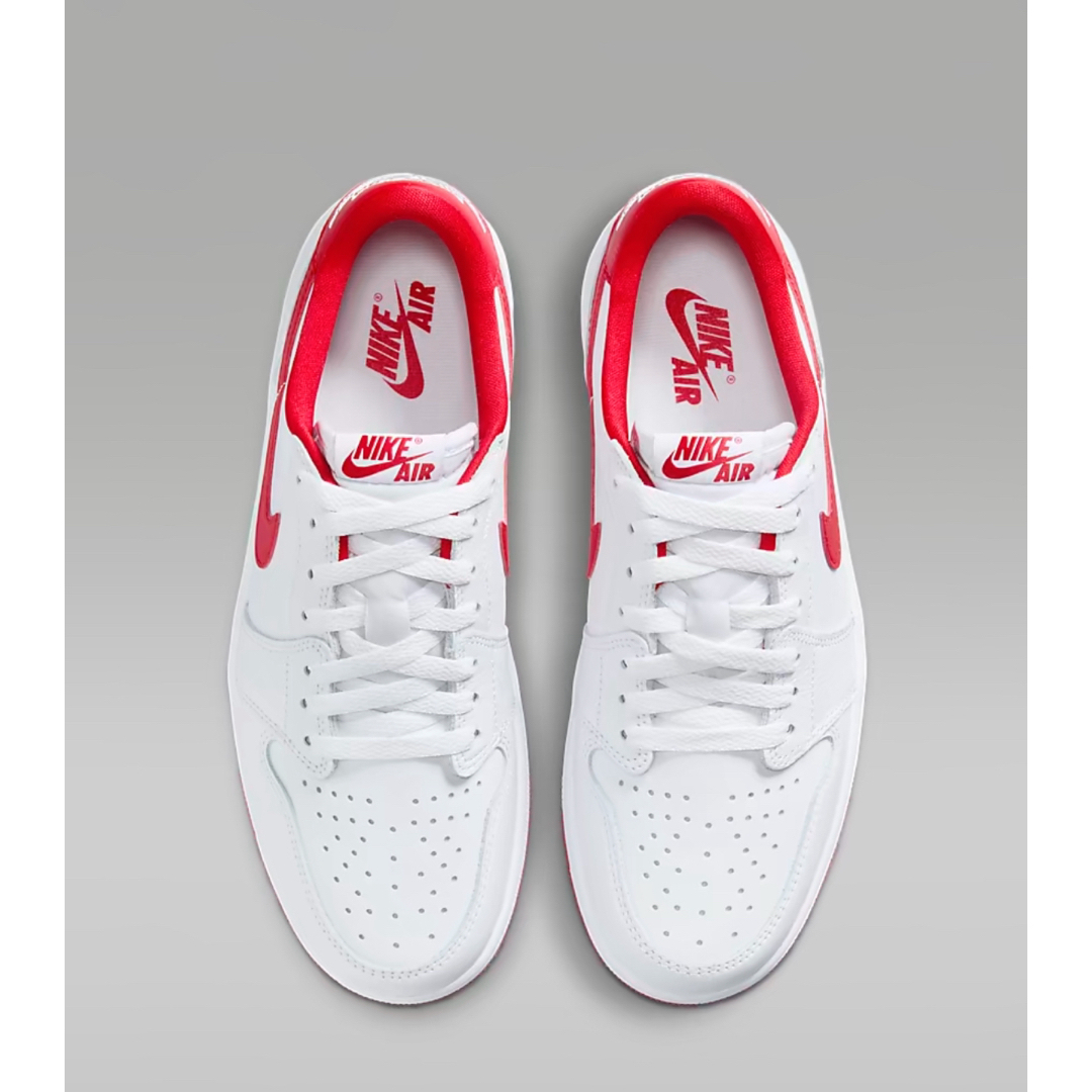 Jordan Brand（NIKE）(ジョーダン)の☆新品　エア ジョーダン 1 LOW OG "White/Red" 27cm☆ メンズの靴/シューズ(スニーカー)の商品写真