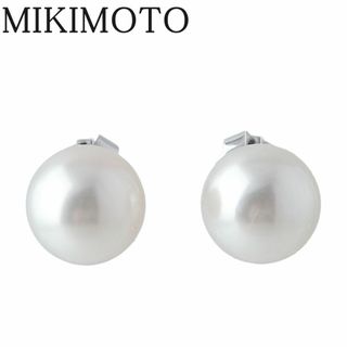 MIKIMOTO - ミキモト パール ピアス アコヤパール9.1mm K18WG 箱 新品仕上げ済 MIKIMOTO【17251】