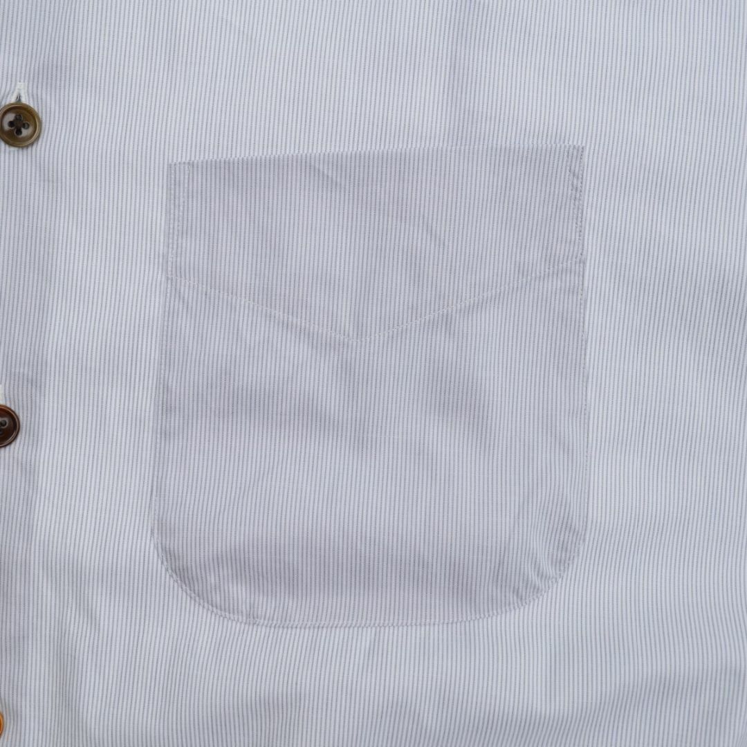 【ThecrookedTailor】スタンドカラーストライプ オーバーシャツ メンズのトップス(シャツ)の商品写真