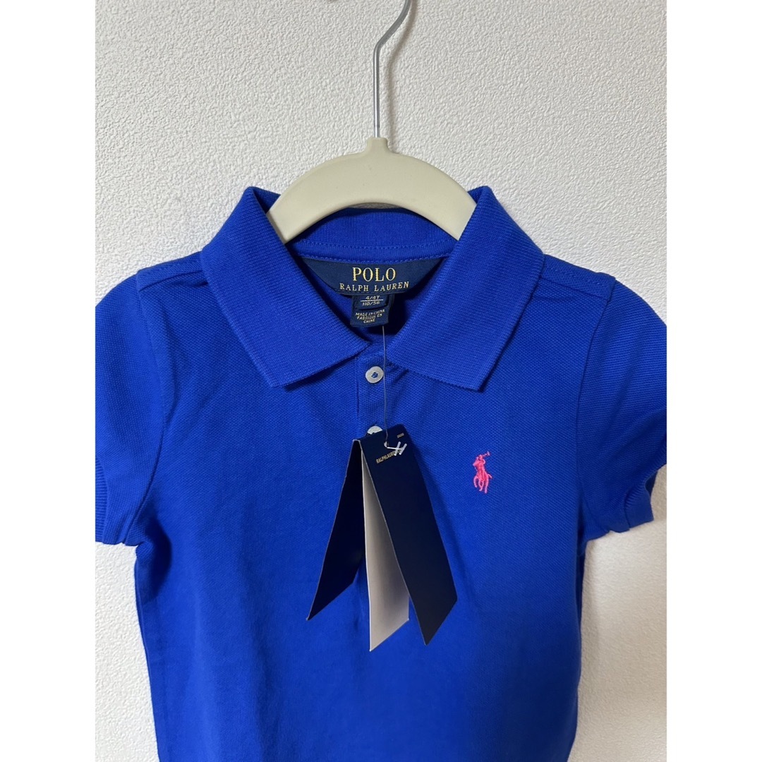 Ralph Lauren(ラルフローレン)の☆新品☆ラルフローレン　キッズ　ポロシャツ　110㎝ キッズ/ベビー/マタニティのキッズ服女の子用(90cm~)(Tシャツ/カットソー)の商品写真