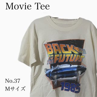 ティービーアンドムービー(TV&MOVIE)の【新品】バック・トゥ・ザ・フューチャー　メンズMサイズ　Tシャツ　映画　ムービー(Tシャツ/カットソー(半袖/袖なし))