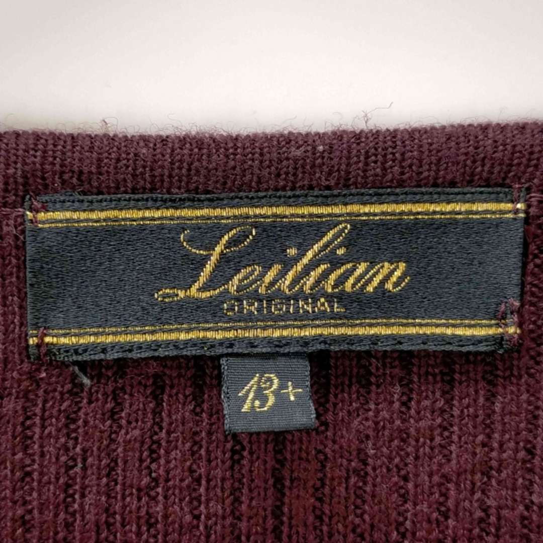 leilian(レリアン)のLeilian(レリアン)  クルーネックリブニットカットソー レディース レディースのトップス(ニット/セーター)の商品写真