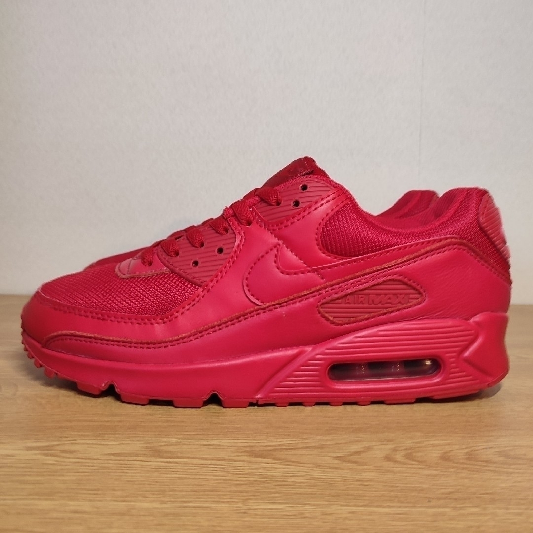 NIKE(ナイキ)の美品 大人気 NIKE AIR MAX 90 "ALL RED" 27.5② メンズの靴/シューズ(スニーカー)の商品写真