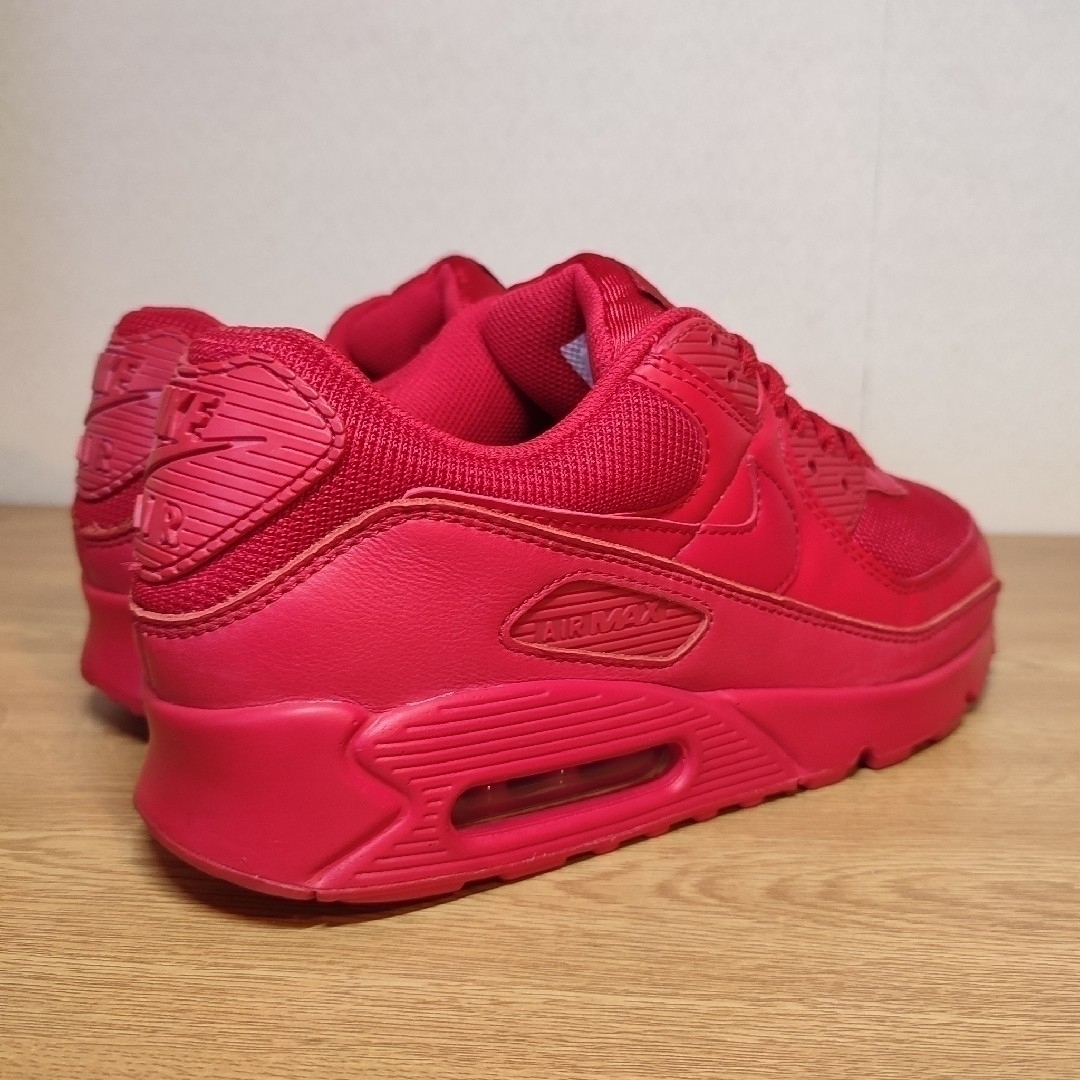 NIKE(ナイキ)の美品 大人気 NIKE AIR MAX 90 "ALL RED" 27.5② メンズの靴/シューズ(スニーカー)の商品写真