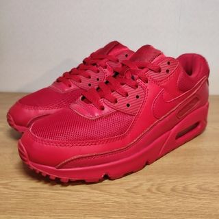 ナイキ(NIKE)の美品 大人気 NIKE AIR MAX 90 "ALL RED" 27.5②(スニーカー)