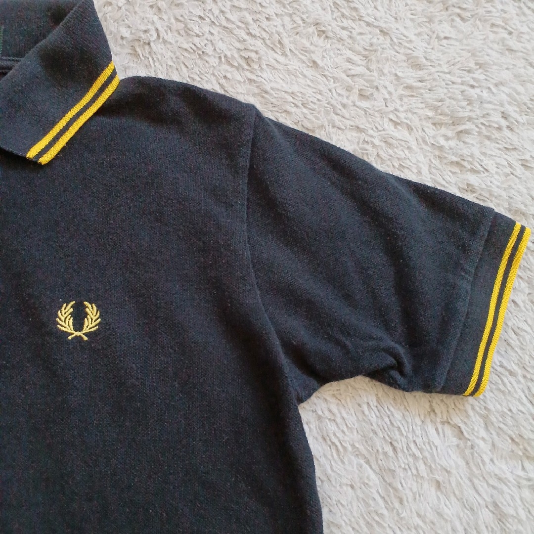 FRED PERRY(フレッドペリー)の90s FRED PERRY フレッドペリー　英国製　M12 ポロシャツ　M メンズのトップス(ポロシャツ)の商品写真