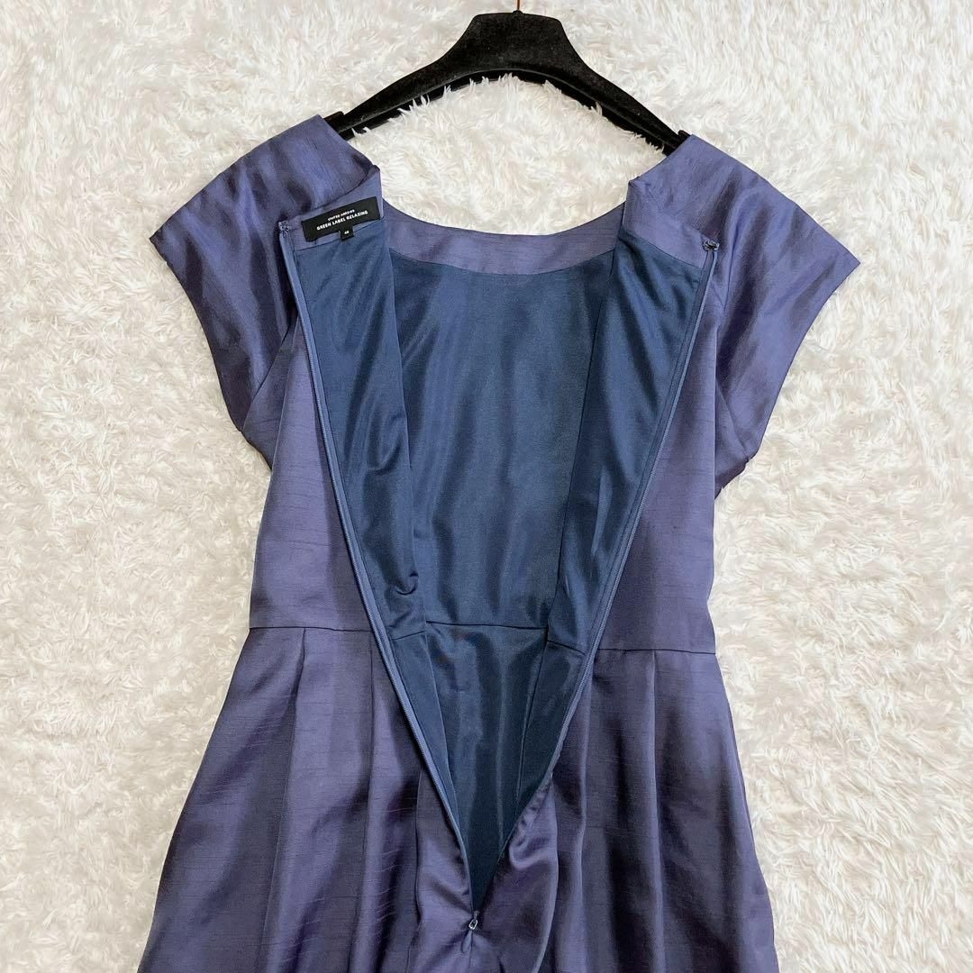 UNITED ARROWS(ユナイテッドアローズ)のユナイテッドアローズ  ワンピースドレス ひざ丈 美シルエット 40 L レディースのワンピース(ひざ丈ワンピース)の商品写真