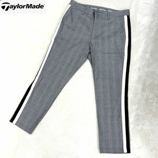 テーラーメイド(TaylorMade)の【テーラーメイド ストレッチ ゴルフパンツ コットン チェック柄 メンズ 85】(ウエア)