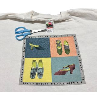 FRUIT OF THE LOOM - 90s ART Tシャツ　アート　メトロポリタン　美術館 フルーツタグ　芸術