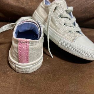 オールスター(ALL STAR（CONVERSE）)のconverseラメグリーン16.5cm(スニーカー)