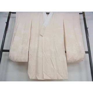 平和屋2■振袖用長襦袢　袷　流水草花地紋　暈し染め　逸品　DAAD0181ar(着物)