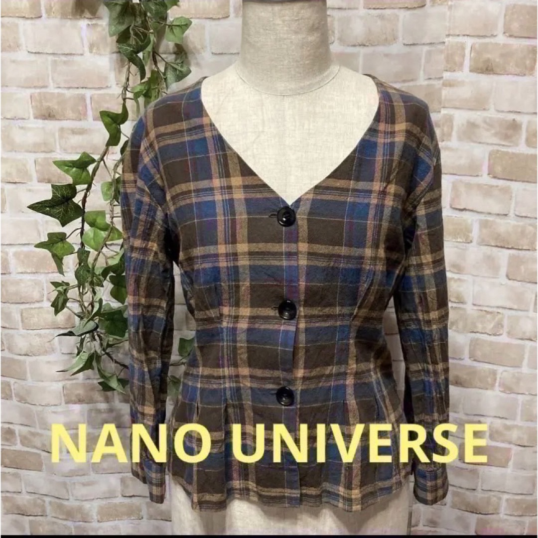 nano・universe(ナノユニバース)の感謝sal❤️1461❤️NANO UNIVERSE❤️ゆったり可愛いトップス レディースのトップス(シャツ/ブラウス(長袖/七分))の商品写真