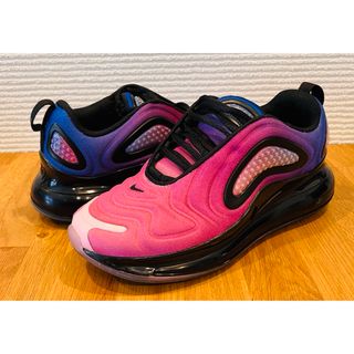 ナイキ(NIKE)の【中古】NIKE AIR MAX 720 US8 25㎝ ピンクパープル(スニーカー)