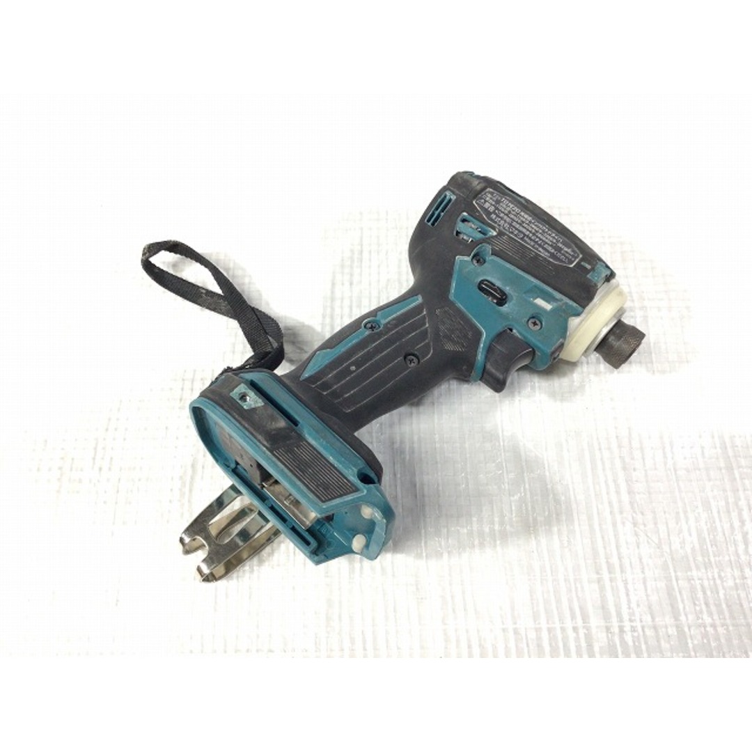 Makita(マキタ)の☆中古品☆ makita マキタ 18V 充電式インパクトドライバー TD172D 青/ブルー 本体+バッテリー1個(6.0Ah) 充電器+ケース コードレス 90417 自動車/バイクのバイク(工具)の商品写真