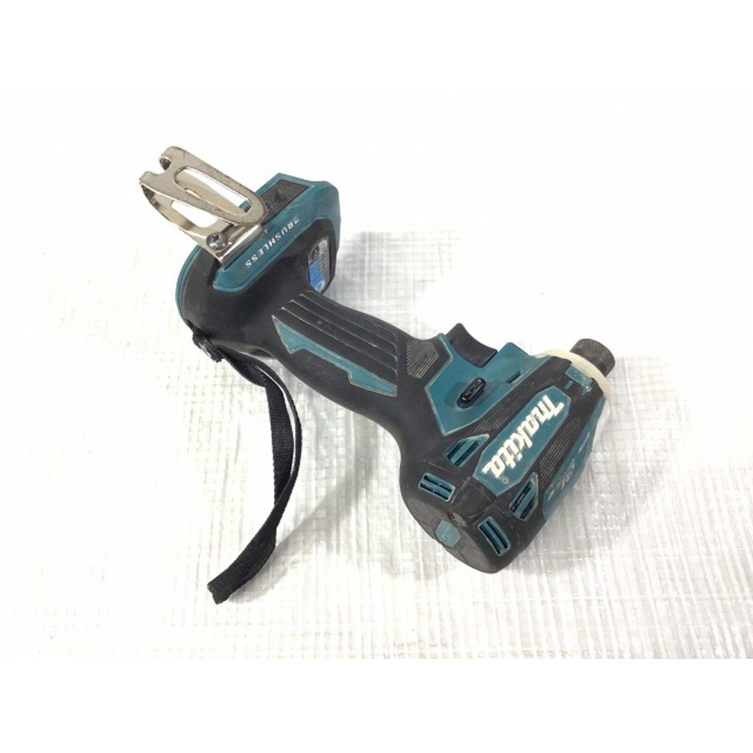 Makita(マキタ)の☆中古品☆ makita マキタ 18V 充電式インパクトドライバー TD172D 青/ブルー 本体+バッテリー1個(6.0Ah) 充電器+ケース コードレス 90417 自動車/バイクのバイク(工具)の商品写真