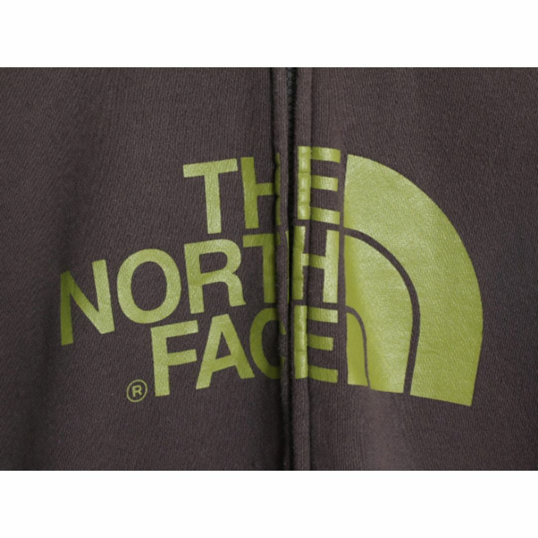THE NORTH FACE(ザノースフェイス)のノースフェイス フルジップ スウェット フード パーカー メンズ L / 古着 The North Face アウトドア トレーナー 裏起毛 プリント グレー メンズのトップス(パーカー)の商品写真