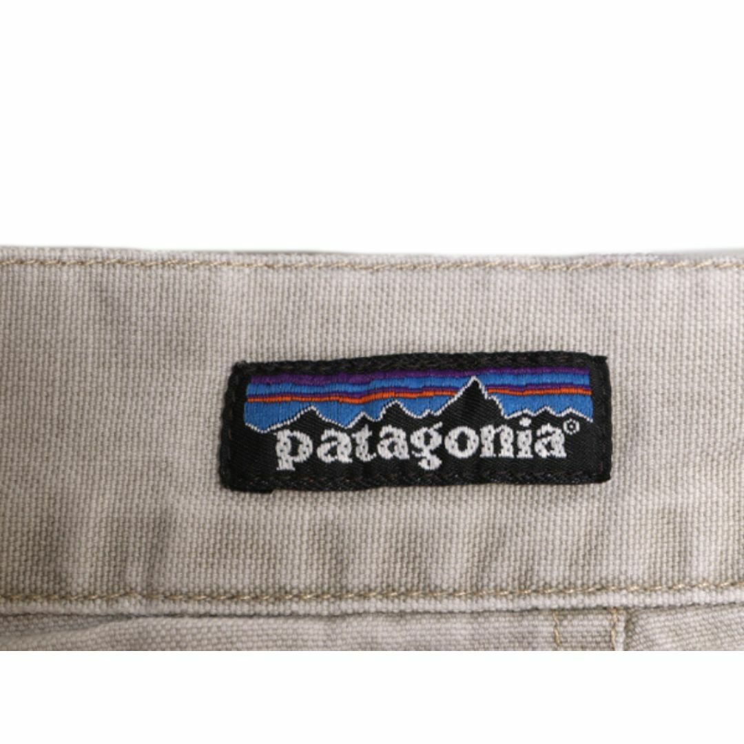 patagonia(パタゴニア)の90s 96年製 パタゴニア オーガニック コットン キャンバス ショートパンツ メンズ 32 古着 オールド Patagonia ノータック ショーツ 短パン メンズのパンツ(ショートパンツ)の商品写真