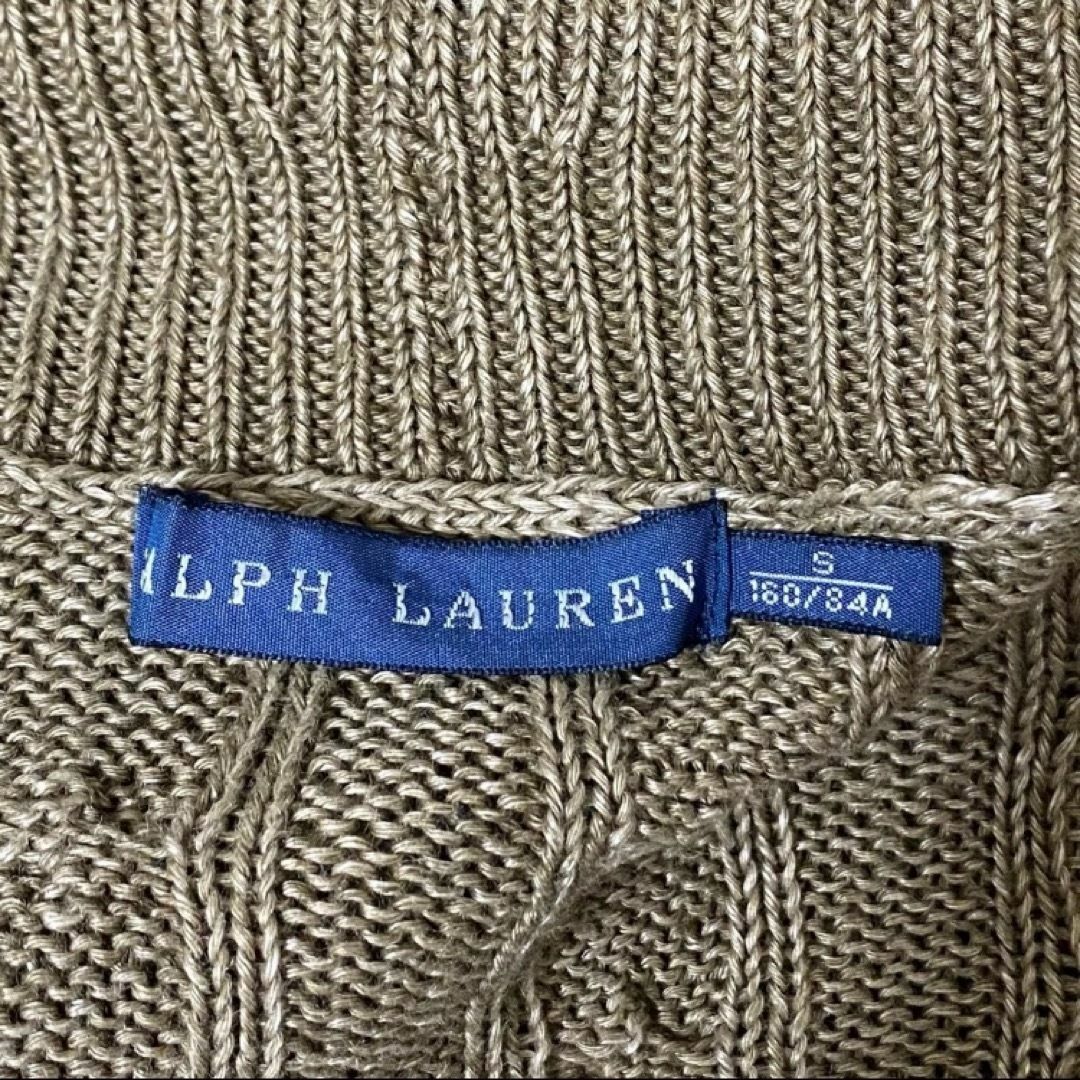 【RALPH LAUREN】 ポンチョ風 ケーブルトッパーカーディガン レディースのトップス(カーディガン)の商品写真