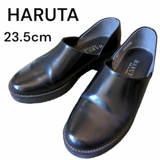 HARUTA - HARUTA 23.5 スポックシューズ 厚底 ブラック ハルタ 日本製