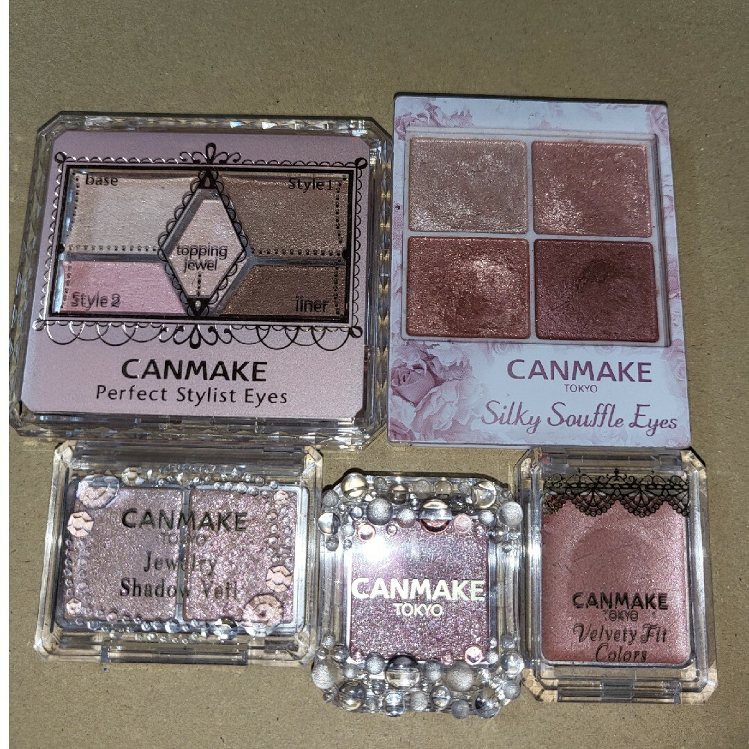 CANMAKE(キャンメイク)のキャンメイク アイシャドウセット ピンク系 コスメ/美容のベースメイク/化粧品(アイシャドウ)の商品写真