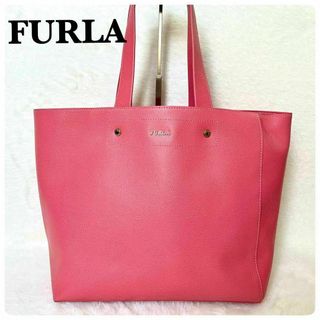 フルラ(Furla)のFURLA フルラ トートバッグ レザー 大きめ 肩掛け ピンク ハンドバッグ(トートバッグ)