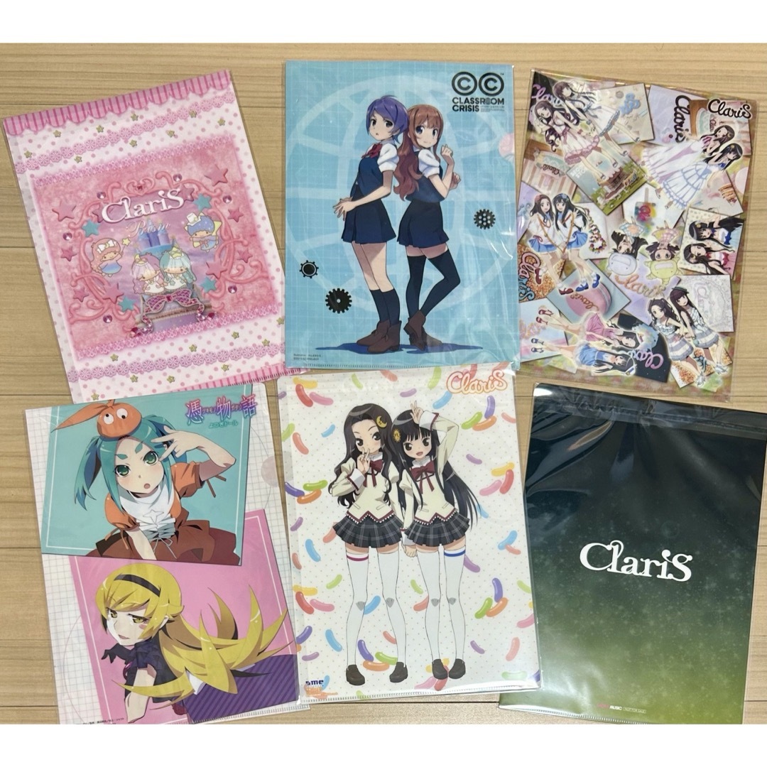 ClariS 特典　クリアファイルセット　CD エンタメ/ホビーのアニメグッズ(クリアファイル)の商品写真