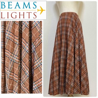 ビームスライツ(BEAMS LIGHTS)のビームスライツ　BEAMS LIGHTS / タータンチェック プリーツスカート(ロングスカート)