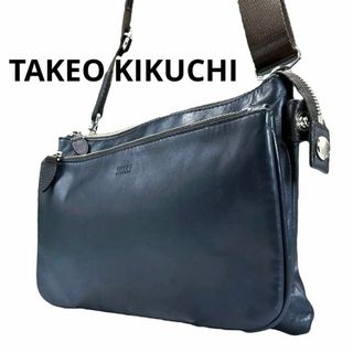 タケオキクチ(TAKEO KIKUCHI)のTAKEO KIKUCHI セレーノ クラッチバッグ ショルダー メンズ レザー(セカンドバッグ/クラッチバッグ)