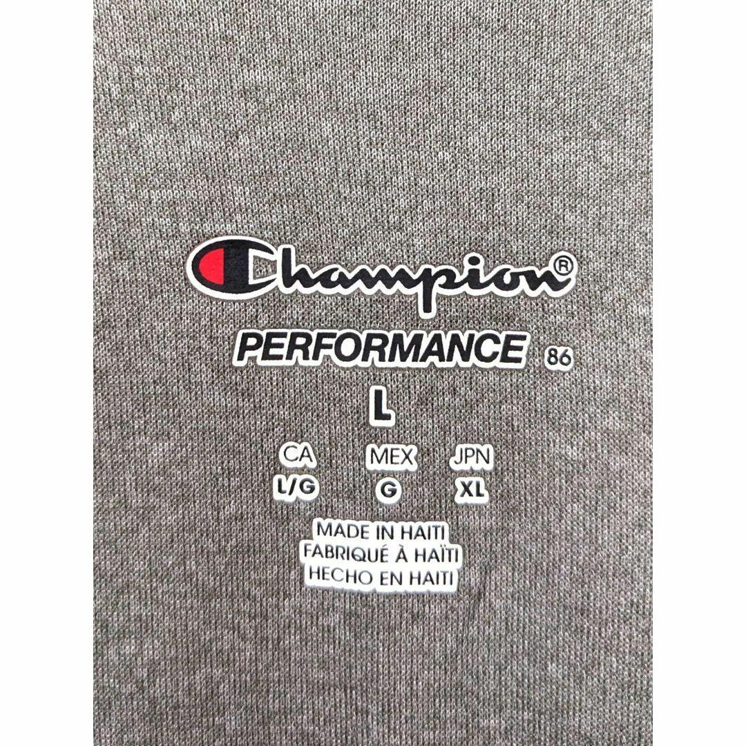 Champion(チャンピオン)のチャンピオン ベイパー ロゴ Tシャツ グレー 灰色 L 古着 メンズのトップス(Tシャツ/カットソー(半袖/袖なし))の商品写真