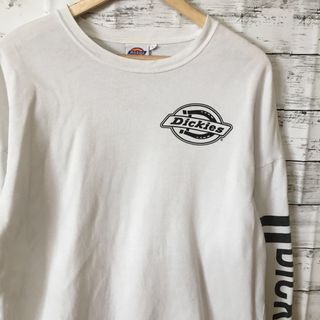 Dickies - 【希少】ディッキーズ dickeys Tシャツ 長袖 ロンT M 白 古着