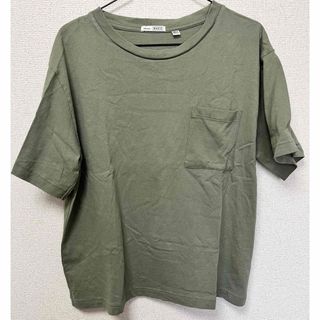 ニコアンド　Tシャツ　USA   ビックシルエット　ポケット