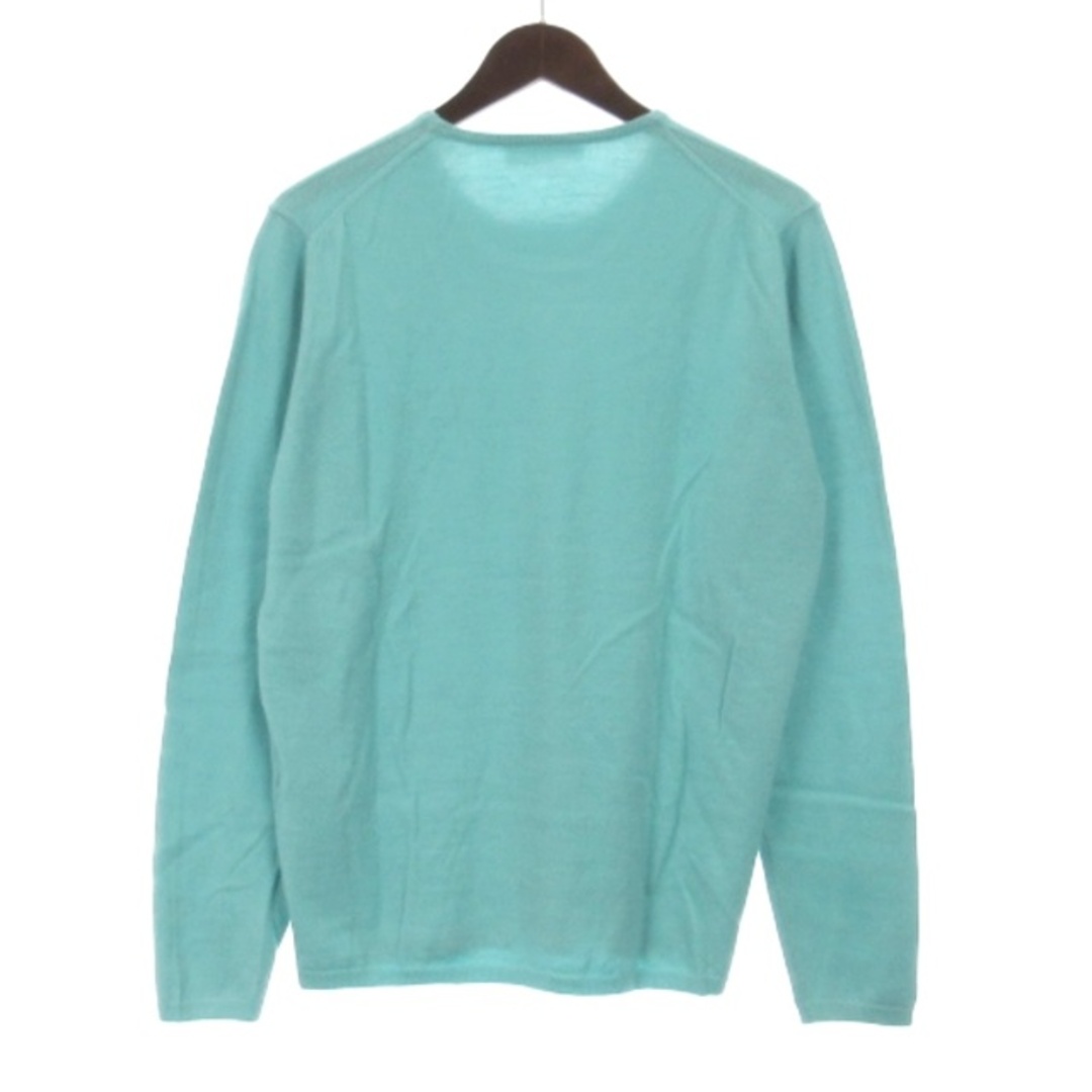 Cruciani(クルチアーニ)のクルチアーニ ニット セーター 長袖 薄手 ウール イタリア製 グリーン系 46 メンズのトップス(ニット/セーター)の商品写真