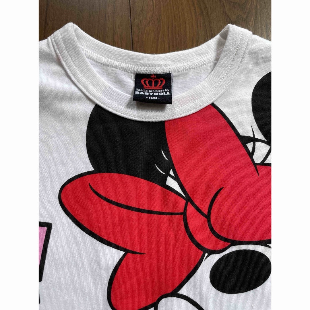 BABYDOLL(ベビードール)のBABYDOLL ミニーマウス ロンT キッズ/ベビー/マタニティのキッズ服女の子用(90cm~)(Tシャツ/カットソー)の商品写真