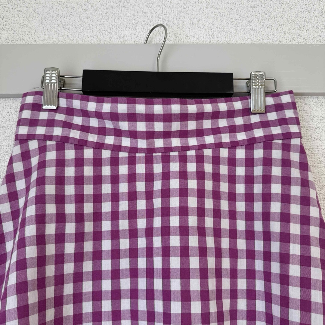 GU(ジーユー)のギンガムチェックロングスカート レディースのスカート(ロングスカート)の商品写真