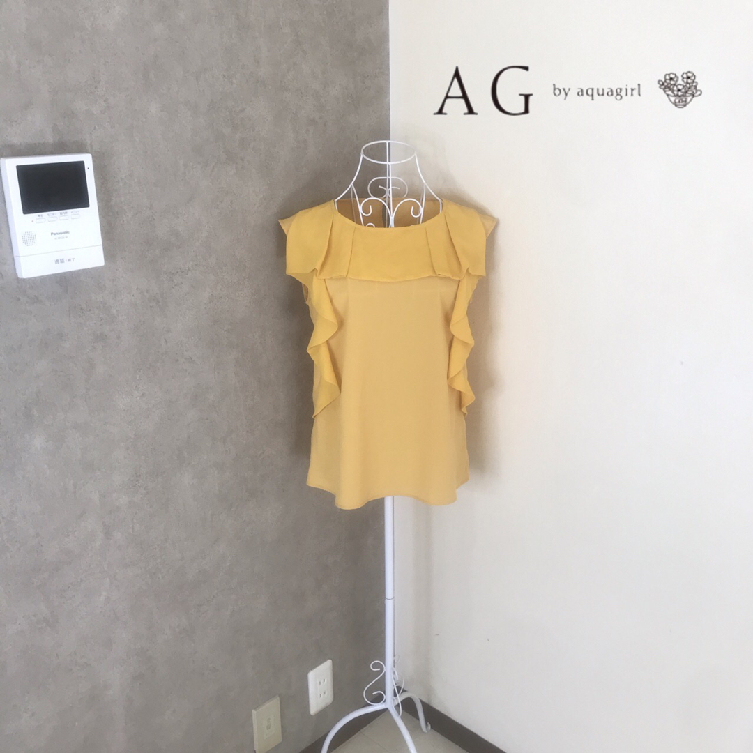 AG by aquagirl(エージーバイアクアガール)のエージーバイアクアガール♡1度着用　ブラウス レディースのトップス(シャツ/ブラウス(半袖/袖なし))の商品写真