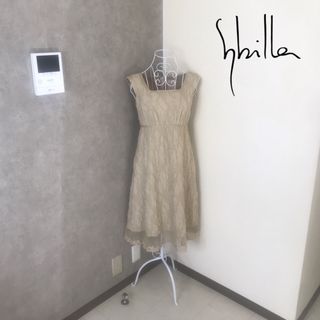 シビラ(Sybilla)の定価49,000円　シビラ♡1度着用　ワンピース(ひざ丈ワンピース)