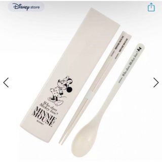 ディズニー(Disney)のディズニーストア　ミニー お箸セット コンビ Minnie’s DOTSTYLE(カトラリー/箸)