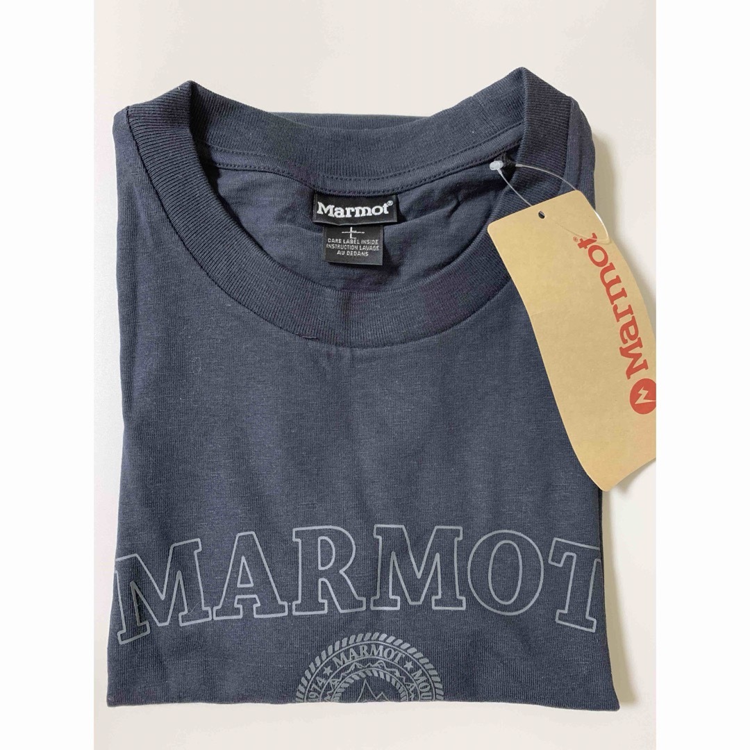 MARMOT(マーモット)の新品タグ付き　マーモット  オーガニックコットン　 Tシャツ　定価4950円 レディースのトップス(Tシャツ(半袖/袖なし))の商品写真