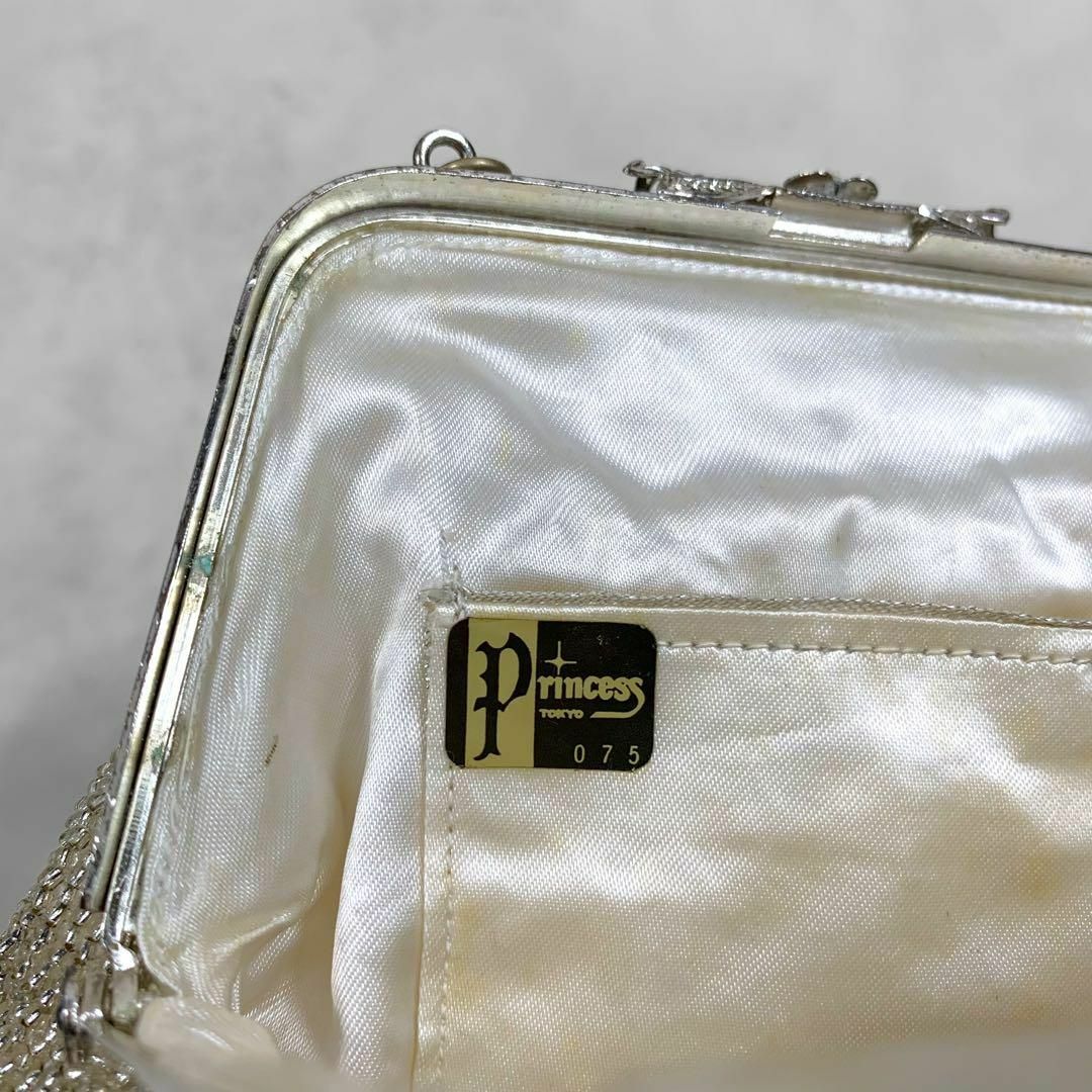 Princess プリンセス　和装バッグ　ビーズバッグ　ハンドバッグ　がま口 レディースのバッグ(ハンドバッグ)の商品写真
