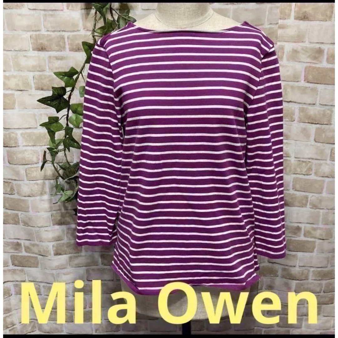 Mila Owen(ミラオーウェン)の感謝sale❤️1469❤️Mila Owen❤️ゆったり＆可愛いトップス レディースのトップス(カットソー(長袖/七分))の商品写真