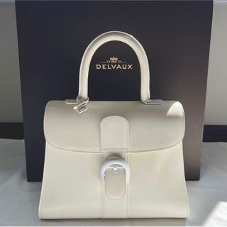 デルヴォー(DELVAUX)のDELVAUX  デルヴォー　ブリヨン　ボックスカーフ　MM 美品　滝沢眞紀子(ハンドバッグ)