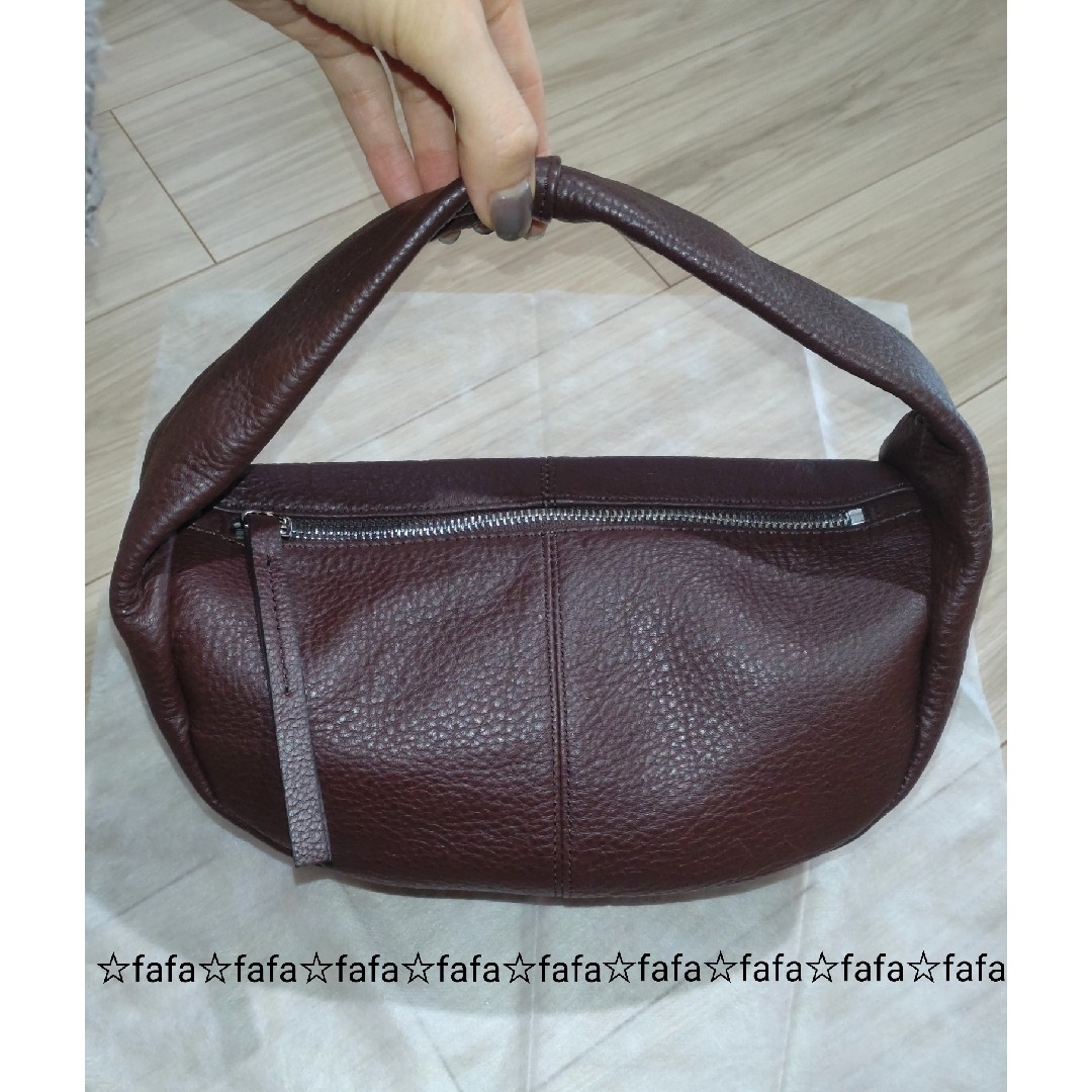 TODAYFUL(トゥデイフル)の【美品】TODAYFUL Leather Wrap Bag レザーバッグ 本革 レディースのバッグ(ハンドバッグ)の商品写真
