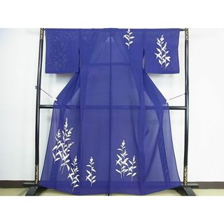 平和屋2■夏物　訪問着　絽　草花　逸品　DAAC5229op(着物)