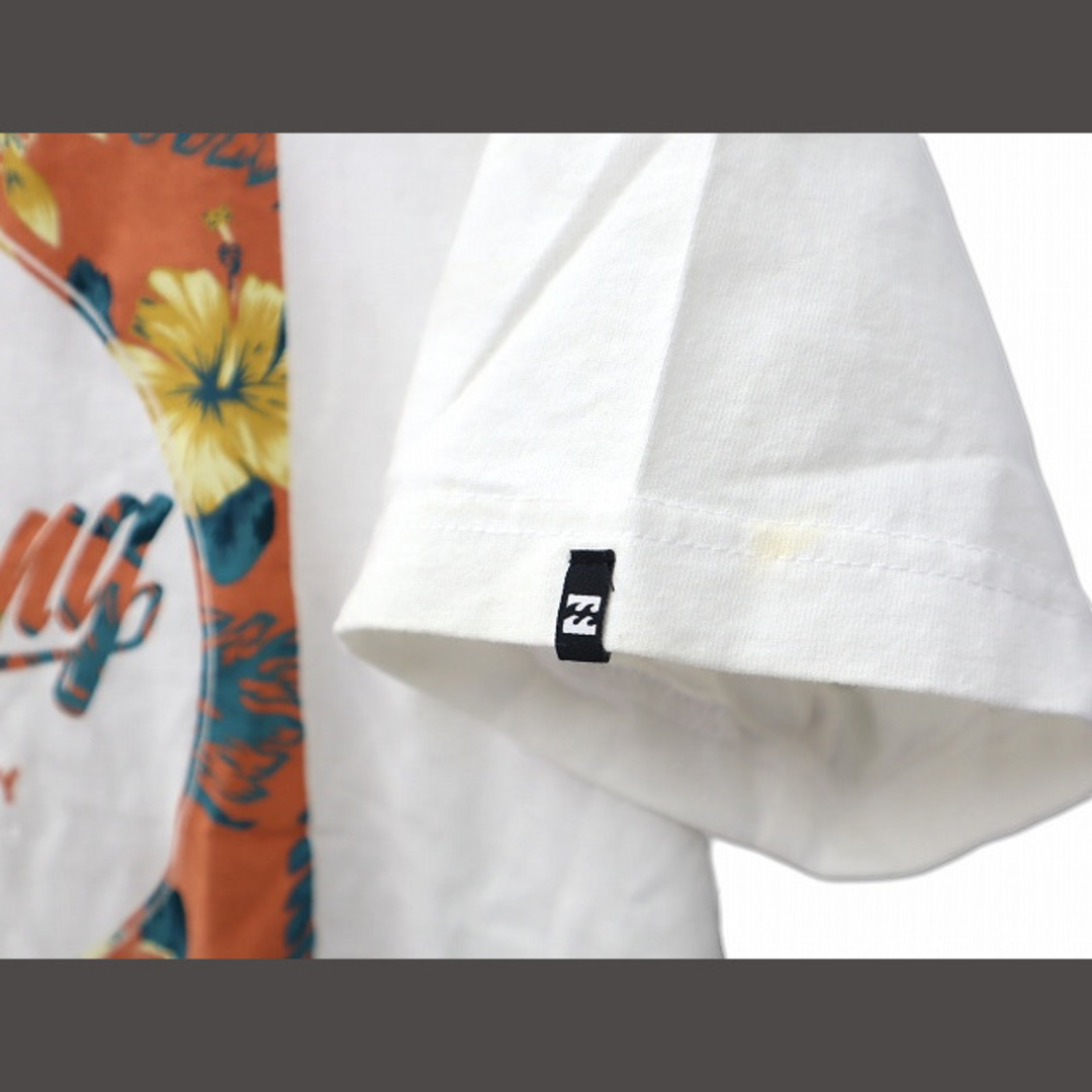 billabong(ビラボン)のビラボン バックスクエア Tシャツ ロゴプリント カットソー L ホワイト メンズのトップス(Tシャツ/カットソー(半袖/袖なし))の商品写真