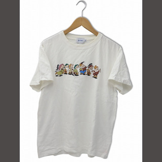 ビームス(BEAMS)のビームス × ディズニー Yu Nagaba 7人のこびとTシャツ M ホワイト(Tシャツ/カットソー(半袖/袖なし))