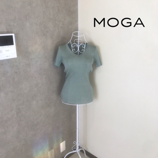 モガ(MOGA)のモガ♡1度着用　カットソー　ラメ入り(カットソー(半袖/袖なし))
