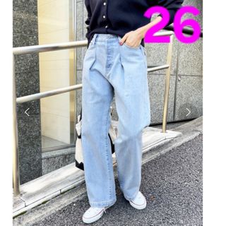 スピックアンドスパン(Spick & Span)のSpick and Span 5 1/2 LOOSE-LINE DENIM 26(デニム/ジーンズ)